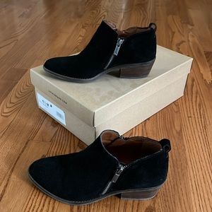 Lucky Brand suede bootie